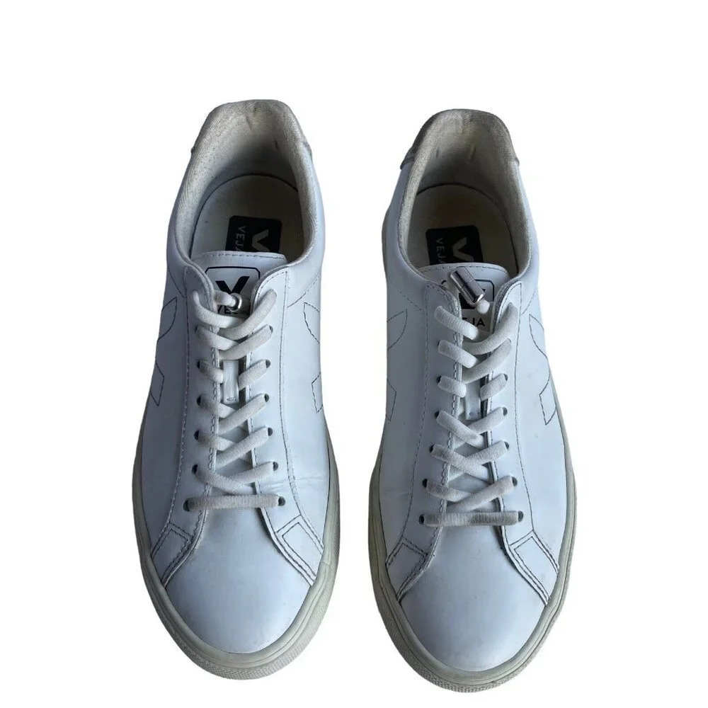 VEJA Esplar WOMEN'S SNEAKER SHOES EXTRA WHITE/ NATURAL SIZE US 6, EU 37 - Picture 2 of 6